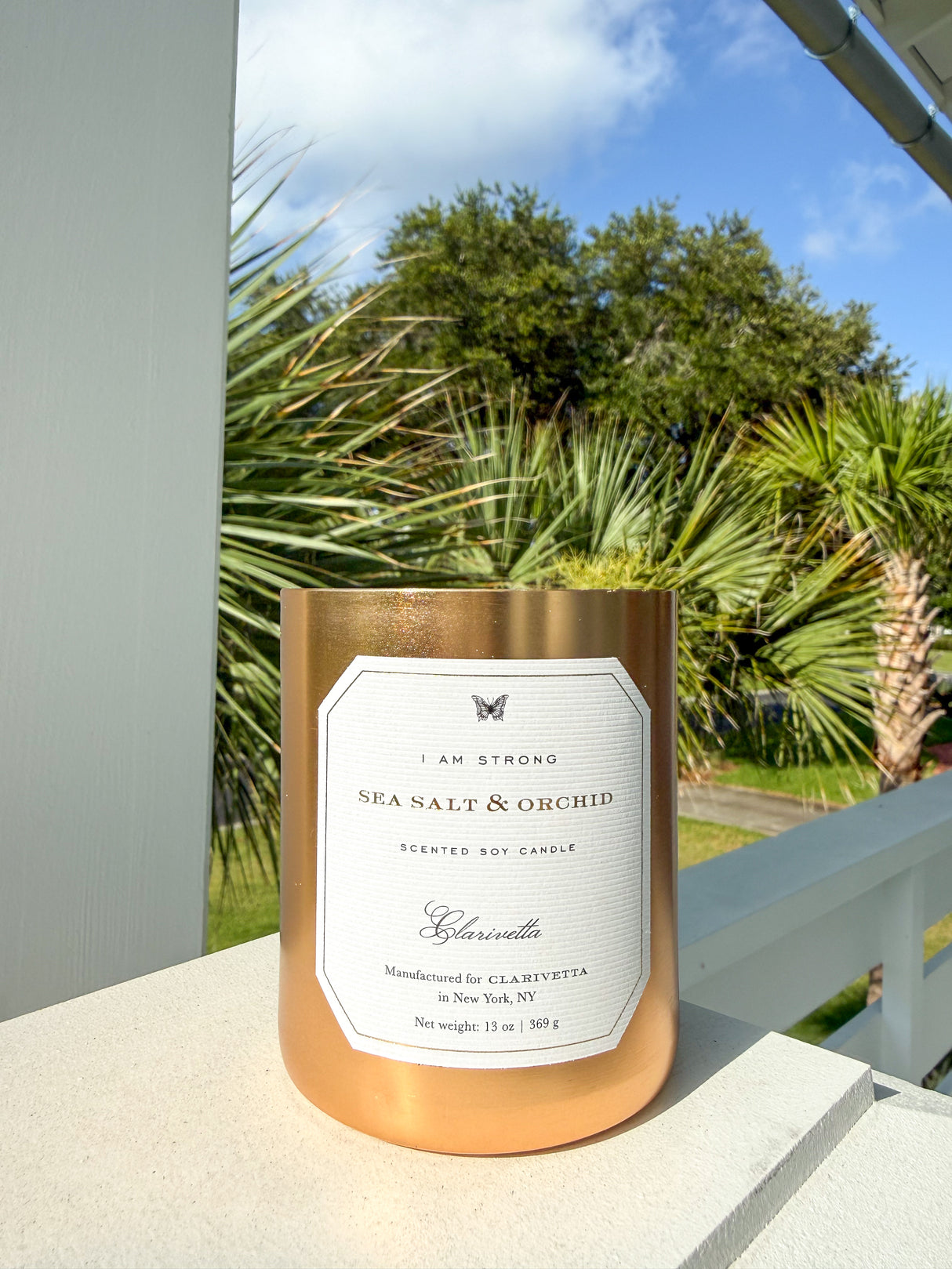 "I am strong" candle